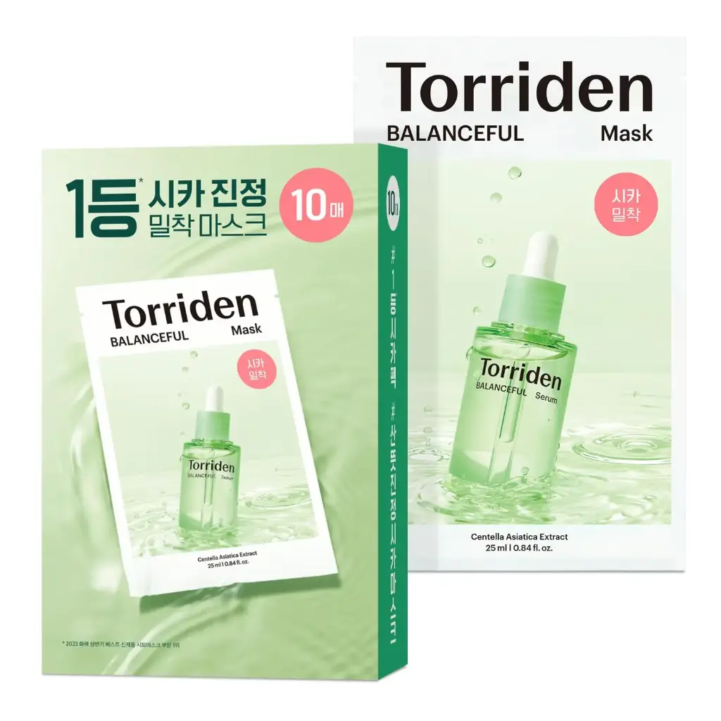 Torriden Balanceful Centella Asiatica Extract Mask 25ml*10