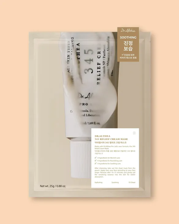 Dr.Althea 345 Relief Cream Mask 25g*4