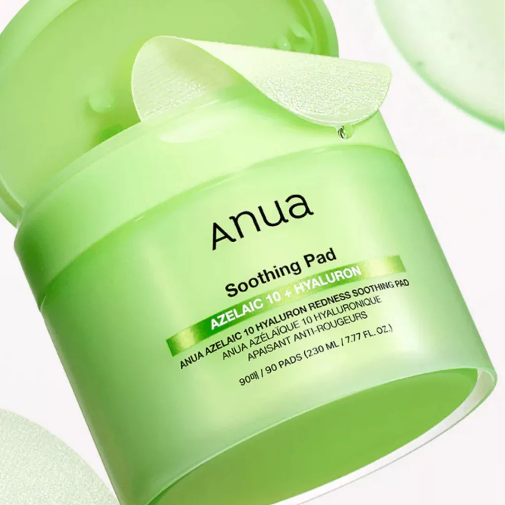 [405200] Anua Azelaic 10 + Hyaluron Soothing Green Pads 230ml*90