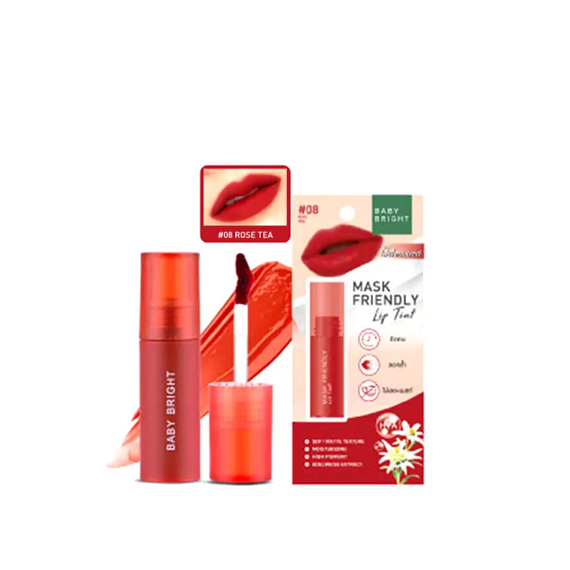 Baby bright-ក្រែមលាបមាត់ផ្កាកុលាប 2.5g