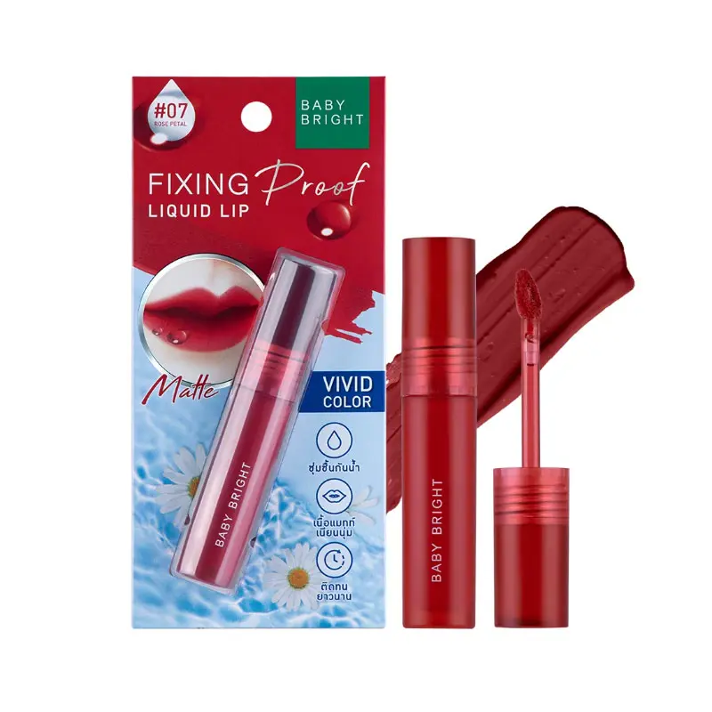 Baby bright-ព្យាបាលបបូរមាត់រាវពណ៏ផ្កាកុលាប 4g