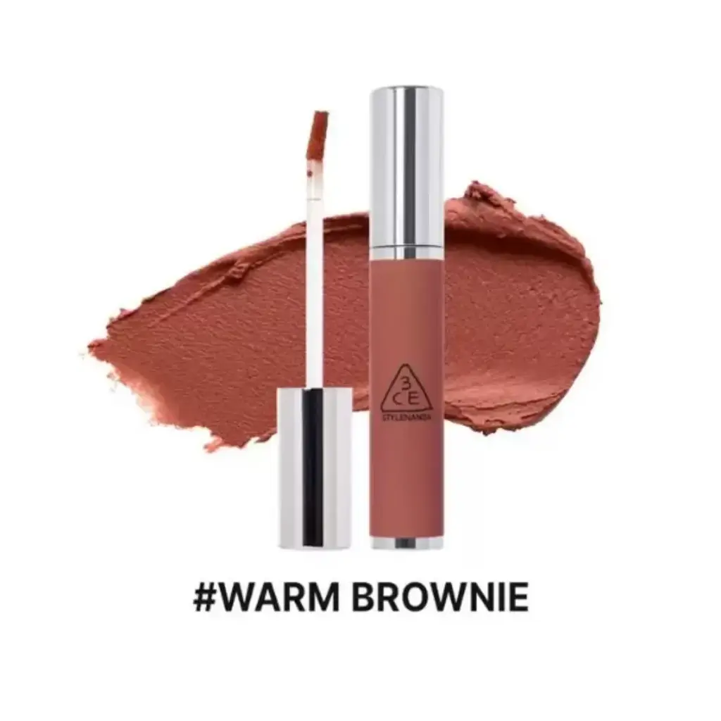 3CE Hazy Lip Clay #WARMBROWNIE
