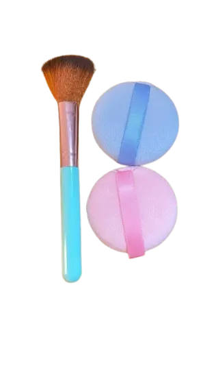  Make Up Tool Beautiful 2 Brushes 1 Sponge #24-308