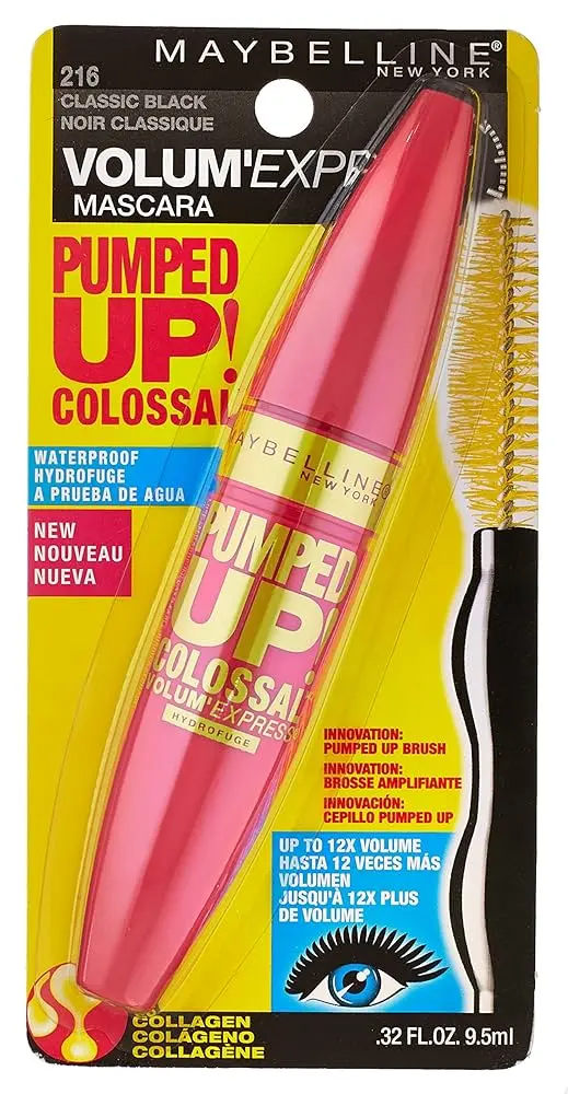 Maybeline Pumped Up Colossal Mascara#216 9.5ml