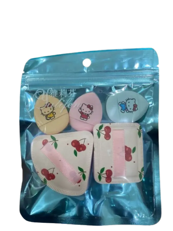 Yalifen ប៉ុងផាត់មុខរូបតុក្កតាកញ្ចប់ខៀវ