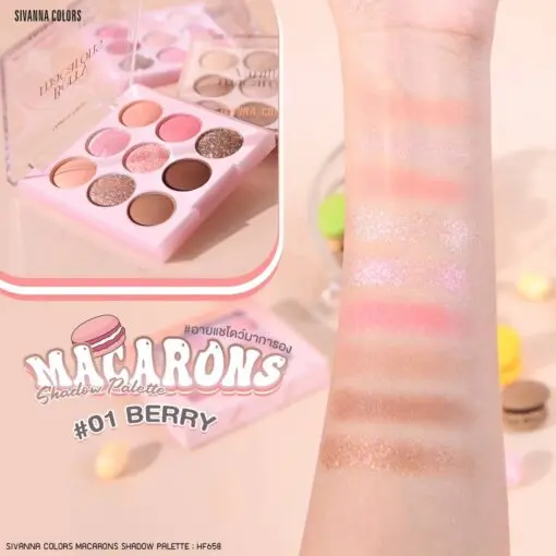 Sivanna Berry Shadow Palette#01