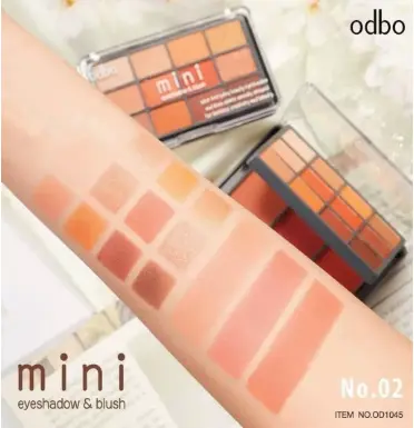 odbo mini eyeshadow&blush 24g