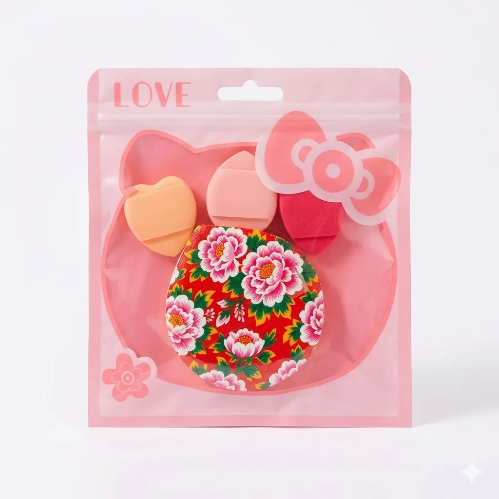 Love ប៉ុងទន់4ម៉ូតរូបផ្កាឈូ​​-0009