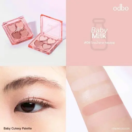 odbo Baby Cutesy Palette#04