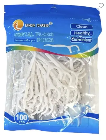 Rong Plastic Dental Floss #6451 100pcs