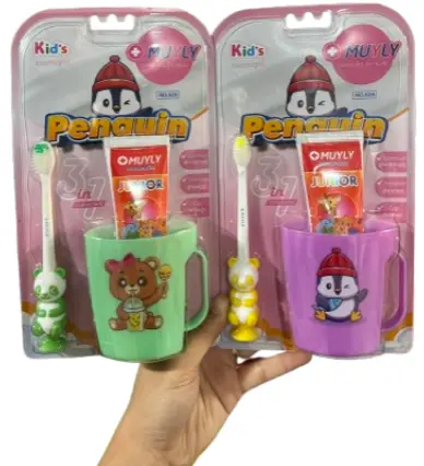 Kid's+Muyly ឈុតដុសធ្មេញក្មេង 3pcs #629