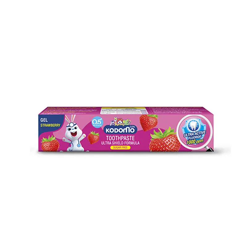 KODOMO-គ្មានជាតិស្ករក្លិនស្ត្របឺរី 40g