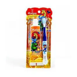 [408100] Raiya Junior Children Toothpaste Orange+Toothbrush 75gm