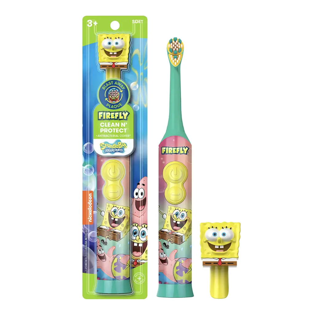 Firefly Clean N' Protect Soft Spongebob Toothbrush