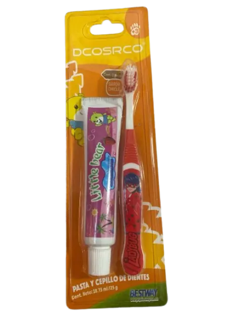 Dcosrco ថ្នាំដុសធ្មេញ+ច្រាស់កូនក្មេង #910 2pcs