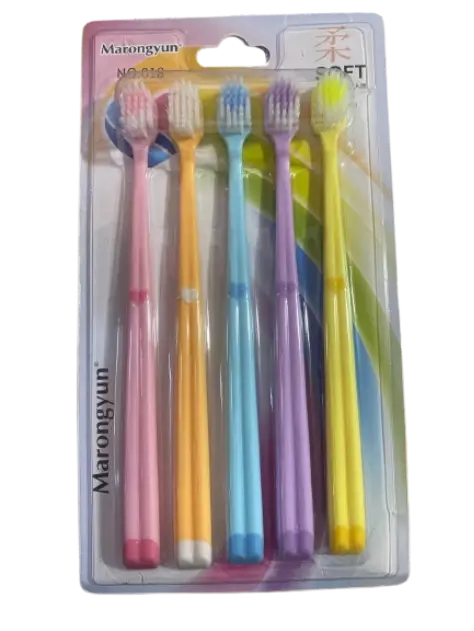 Marongyun Set Toothbrush Soft #018-019 5pcs