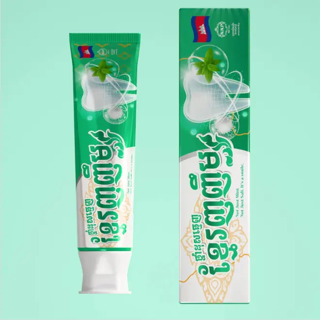 NNP ថ្នាំដុសធ្មេញខ្មែរញញឹម 120g*12