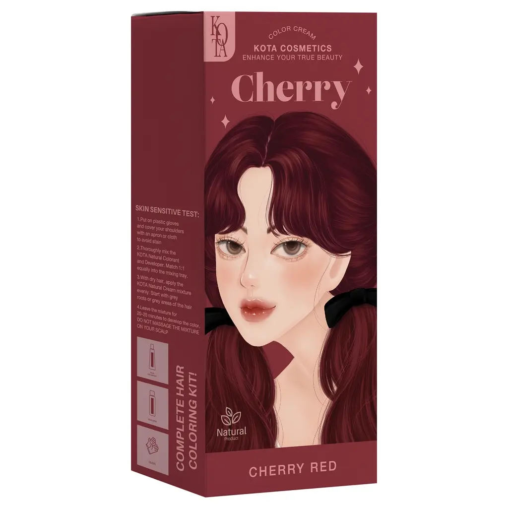 KOTA Cherry Redលាបសក់100ml