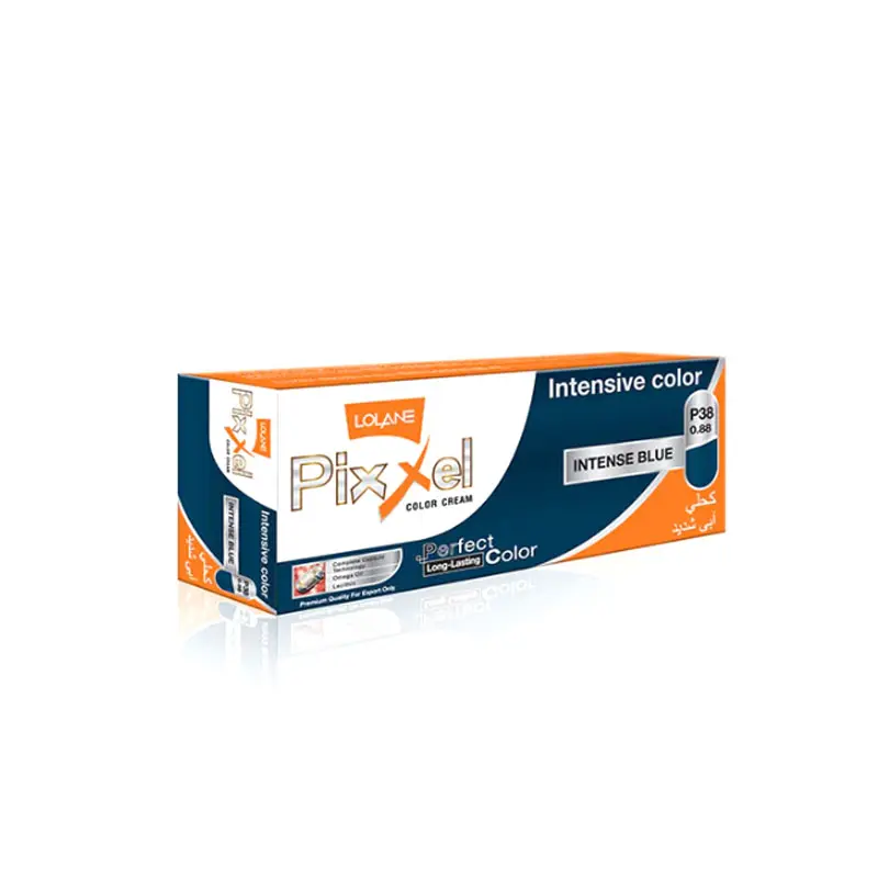 LOLANE-ថ្នាំលាបសក់ពណ៌ខៀវខ្លាំងP38 45g,50ml