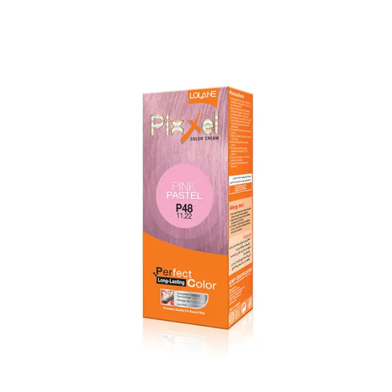 LOLANE-ថ្នាំលាបសក់ពណ៌ផ្កាឈូកP48  45g,50ml