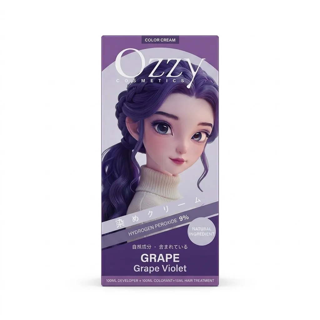 Ozzy ថ្នាំលាបសក់ Grape Violet-4102