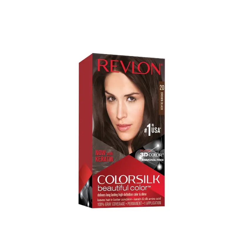 REVLON-ថ្នាំលាបសក់ពណ៌ត្នោតខ្មៅ 60ml