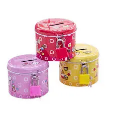 ប្រអប់ដែកcute រាងបាតមូល 