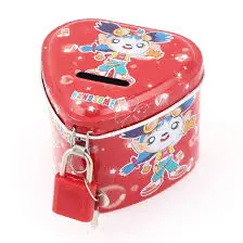 ប្រអប់ដែកcute រាងបាតមូល 