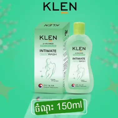 KLEN pH-Balanced Intimate Extra Cool Green 150ml*12