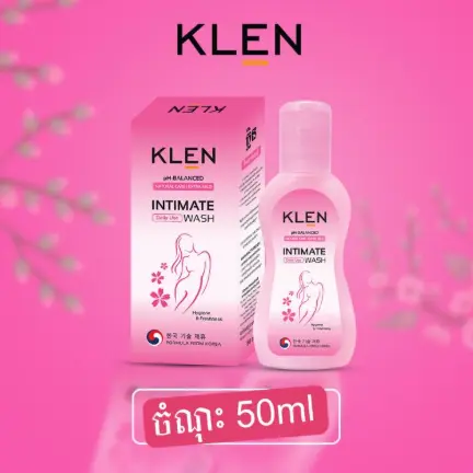 KLEN pH-Balanced Intimate Extra Mild Pink 50ml*24