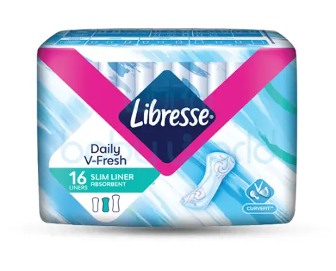 Libresse សំឡីអនាម័យ Slim Liner 16pads