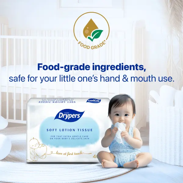[410076] Drypers Soft Lotion Tissue 5*40Sheets