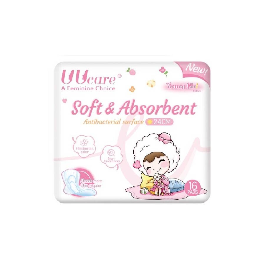 UUCare Young Girl Soft & Absorbent Day 24cm*16