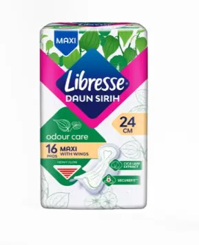 Libress Daun Sirih Maxi Wing 24cm*16pcs
