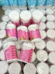 Baby Cherie សំឡីត្បាល់កំប៉ុងឈើ#Pk6666