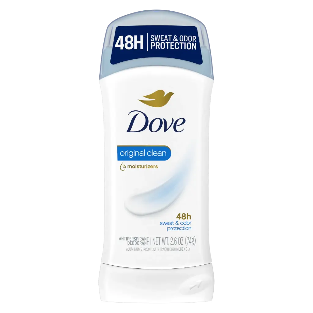 [411201] Dove original clean sweat & odor protection 74g