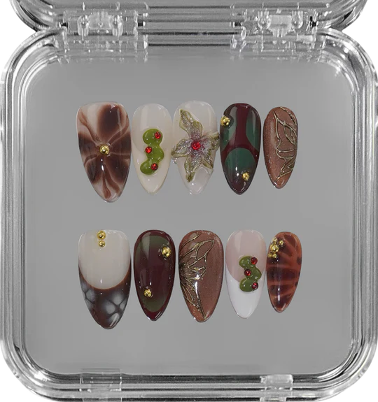 Finger Tip Art ម៉ូតក្រចក 10pcs