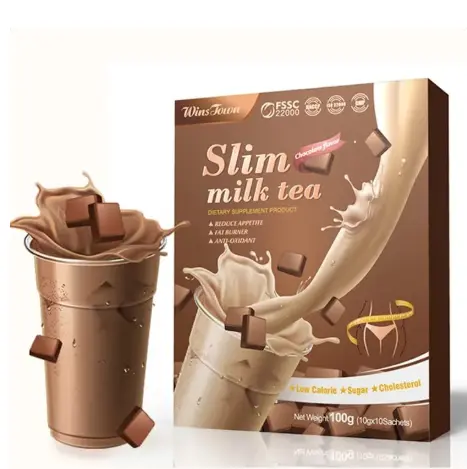 WinsTown Slim Milk Tea Chocolate 10g*10