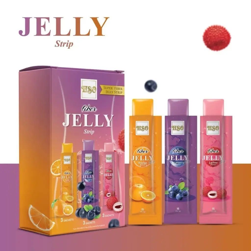 HSO Fiber Jelly Strip 15g*10sachets