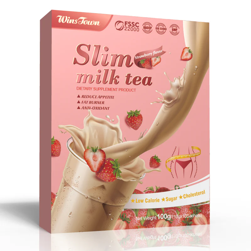 WinsTown Slim Milk Tea Strawberry 10g*10