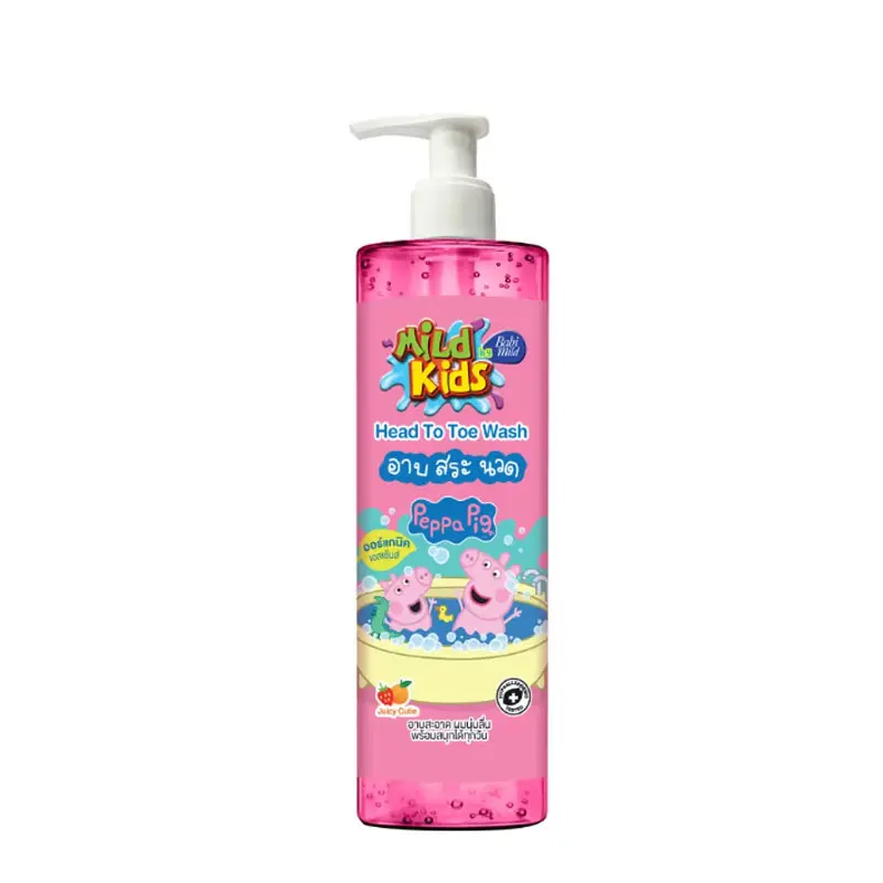 Babi Mild-សាប៊ូកក់ដុះខ្លួនដបផ្កាឈូក 480ml