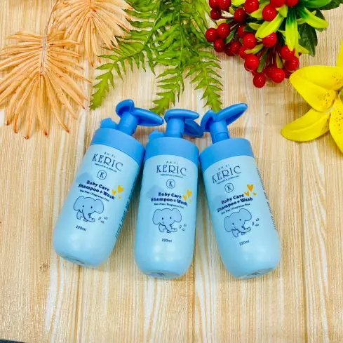 Kericសាប៊ូសក់និងសម្អាតទារក220ml