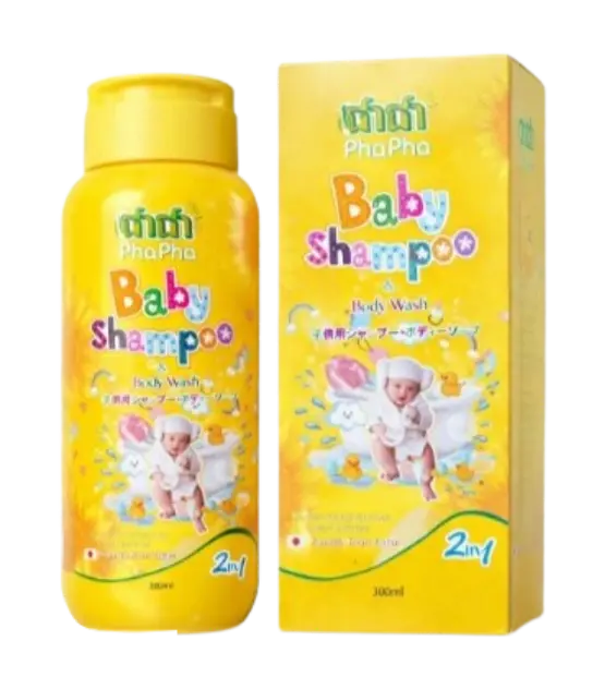 ផាផា Pha Pha Baby Shampoo & Body Wash 300ml