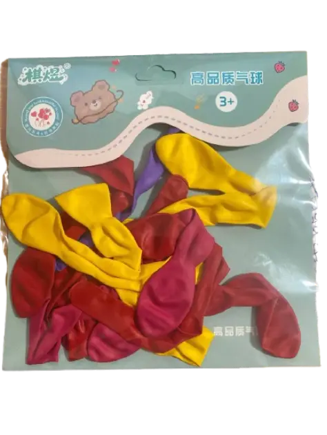 [414117] ឈុតប៉េងប៉ោងចម្រុះពណ៌កញ្ចប់ខៀវ 3+