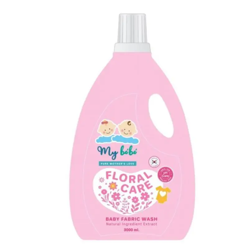 [414131] My Bebe Floral Care Baby Fabric Wash 3000ml*4