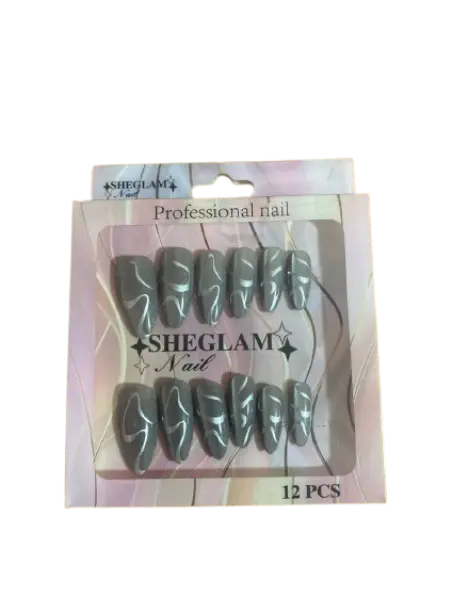 Sheglam Nail Art ម៉ូតក្រចក #777 *12pcs