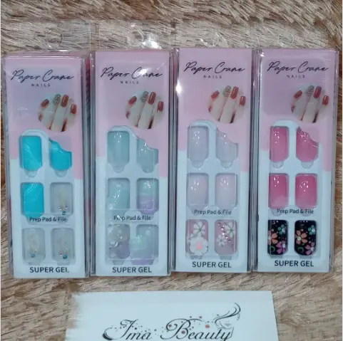 [NS-407007] Paper Crane Nails Super Gel 6pcs