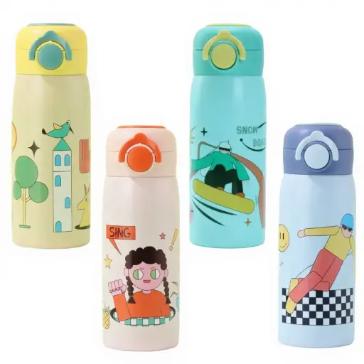 [400412] Aililai Vacuum Cup ដបទឹកអ៊ីណុក #KH-928 400ml