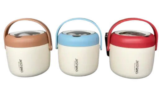 [400508] Jiesitong Lunch Box Keeps hot&Cold #LM-0284 1L