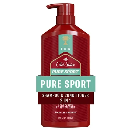 [415009] Old Spice Pure Sport Shampoo & Conditioner 650ml